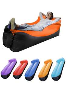 Inflatable Lounger Air Sofa Hammock-Portable,Water Proof& Anti-Air Leaking Design-Ideal Couch For Backyard Beach Traveling Camping Picnics & Music Festivals