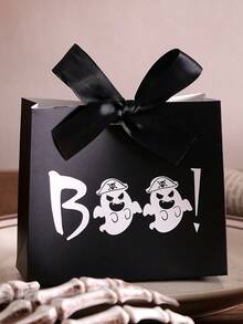 5pcs/Set Kotak Hadiah Mini Hantu BOO dengan Pita Hitam, Cocok untuk Menyimpan Permen Halloween, Cokelat, dan Hadiah Kecil, Desain Hantu Lucu, Cocok untuk Dekorasi Halloween dan Penggunaan Natal - beraneka warna - View 22