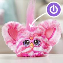 Hasbro Furby Furblets Bub- 迷你朋友，45+ 声音和音乐，仅会说话的 Furbish，电子毛绒玩具，粉色和白色，适合 6 岁以上儿童开学礼物 - BUB-LEE - 查看 6