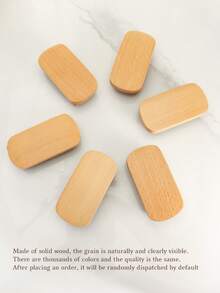 1 pezzo Spazzola per barba in legno, strumento per la cura della barba con setole morbide per uomo