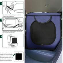 1 pieza Jaula para mascotas, Tienda para perros y gatos, Corral portátil y plegable de 36 pulgadas para mascotas, adecuado para asiento de coche de perro y gato, salidas al aire libre, viajes - Multicolor - Ver 4