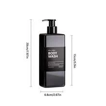 2/3/6件組 500ml 可重複使用廚房洗碗精分裝瓶套組，手動壓頭式洗手液與洗碗精分裝瓶，裝飾性洗髮精與護髮素分裝瓶套組附防水標籤，浴室與居家用品空瓶沐浴露分裝瓶，防漏壓頭瓶、髮噴瓶、旅行分裝瓶、浴室配件、水瓶、髮油瓶、廚房配件、裝飾性香水旅行瓶、美甲用品、洗手液，適合旅行、郵輪、宿舍必需品、海灘、度假、購物、婚禮、伴娘、媽媽、生日、朋友與老師禮物 - 黑色風格 - 查看 3