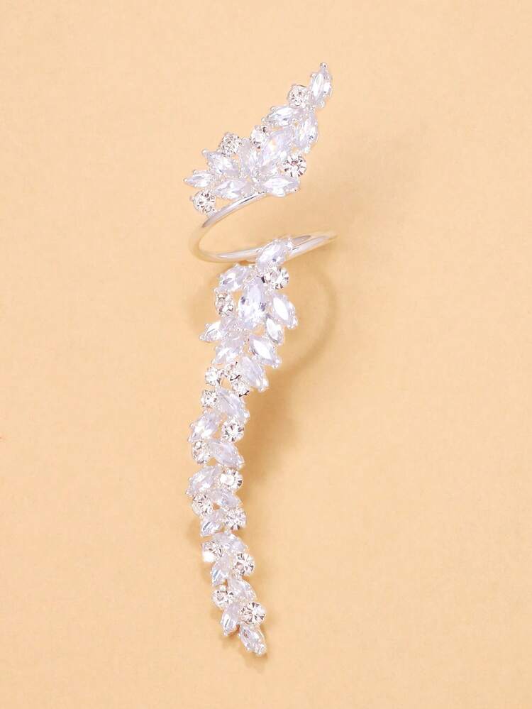 1pc Adjustable Open Leaf Ring, Minimalist Design Bride Accessory - Leaf Ring - View 18