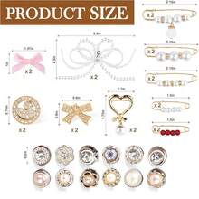 32pcs Sports Shoes Decorations Charms, DIY Shoe Lace Pendant Includes Bow/Clips/Pins/Jewelry, DIY Women Shoes Decor Pendant And Sports Shoes Accessories, Plastic, Agate, For Clothes Bags Sneakers Socks Hats