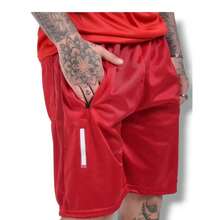 SPORTS SHORTS - WITH POCKET AND ZIPPER - MEN'S - NEW COLORS AND SIZES. - 紅色 - 查看 1