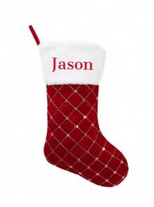 1 szt. Spersonalizowana świąteczna skarpeta, 18-calowa duża, haftowana w kratkę, skarpeta świąteczna dla dzieci, świąteczna skarpeta rodzinna do dekoracji kominka, wielofunkcyjna, ozdobna, wielokrotnego użytku, wykwintna, stylowa, wysokiej jakości, kolorowa, nowoczesna, niestandardowa, spersonalizowana, wyjątkowa, idealny prezent dla niego, idealny prezent dla niej, chłopaka, taty, dziewczyny, mamy, rodziny, przyjaciół, herbaciarni, domu, ogrodu, biura, na rocznice, Walentynki, Dzień Matki, urodziny, Dzień Ojca, ukończenie szkoły, ślub, parapetówkę