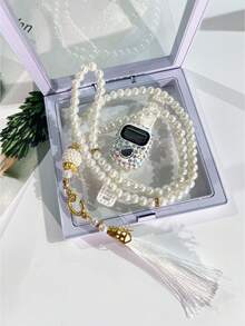 3pcs/Set Beaded Counter Box, Polka Dot Beaded Counter On White Background, 3-In-1 Function Of Storage, Display, And Counting, An Excellent Gift Choice - Multicolor - View 3