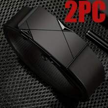 1条时尚男士皮带，配有自动扣，高端设计，适合年轻和中年男士，夏季、校园休闲、商务场合，可作为男友、丈夫、父亲等男士礼物，日常穿着，时尚百搭，适合青少年、户外、度假、运动、旅行、街头、波西米亚风、复古秋季、万圣节等秋冬季配饰，也适合青少年、青年、男士，休闲、户外、运动、度假、毕业礼物、生日礼物、日常穿着。