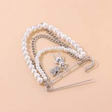 1pc Woman Star Alloy Plating Fashion Brooch Dating Gifts - ZW3348 - View 3