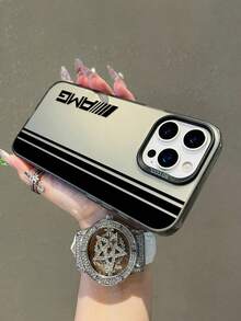 豪华AMG标志印花防摔TPU手机保护壳，黑色条纹设计，带吸震磨砂背壳，耐用全包硬质保护套，兼容和Galaxy手机（17 Pro Max/17/13/16 Pro Max，Galaxy S25/A56 5G/A55 5G/A36/A16），国际版，非国内版 - 彩色 - 查看 6