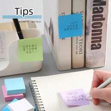 11 Colors Mini Sticky Notes, Colorful Reusable High Adhesive Index Tabs, Suitable For Office, Study, Home, 38x38mm - Multicolor - View 3