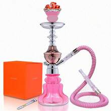 水烟套装 - 1-2管高级水烟壶，配有玻璃烟瓶、陶瓷烟碗、炭钳和烟灰缸，带来更佳的水烟体验。 - 均碼 - 查看 10