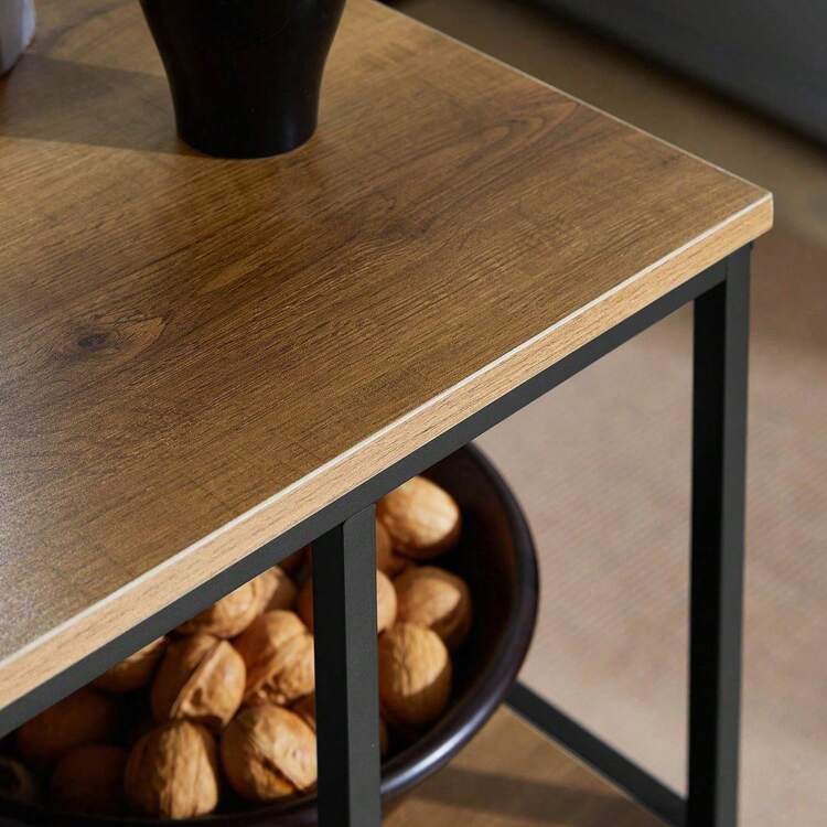 SoBuy عربة مطبخ تخزين وعربة تقديم باللون الأبيض والطبيعي W53 X D37 X H89cm FKW111-WN - بني - مشاهدة 7