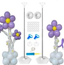 FELIN Balloon Stand Arch - 銀色 - 查看 1