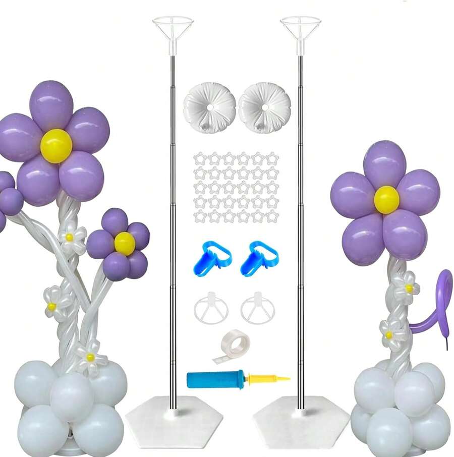 FELIN Balloon Stand Arch - 銀色 - 查看 1