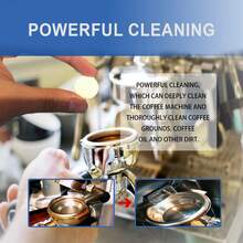 Pastillas de limpieza para máquina de café, pastillas de descalcificación especializadas para el mantenimiento del cabezal de preparación y el filtro de la cafetera - Multicolor - Ver 6