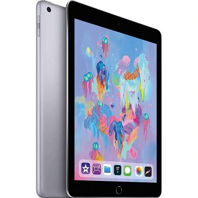  Scratch And Dent Refurbished - Apple IPad (6th Gen) MR7F2LL/A 9.7" Tablet 32GB WiFi, Space Gray