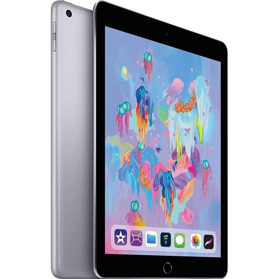Scratch And Dent Refurbished - Apple IPad (6th Gen) MR7F2LL/A 9.7" Tablet 32GB WiFi, Space Gray - Xám - Xem 1