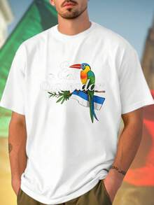 T shirt uomo El Salvador moda estiva cotone traspirante regalo idea novità must have fan stile unico casual design esclusivo maglietta alla moda offerta  acquista ora