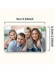 Customized Round Fridge Magnet, Blank Photo Printable, Personalized Fridge Sticker, Suitable For Refrigerator, Kitchen, Office, Wall Decor - Multicolor - View 29