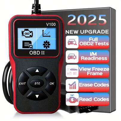 Outil de diagnostic automobile OBD2 Lecteur de codes d'erreur moteur. Peut diagnostiquer tous les véhicules compatibles OBD II depuis 1996