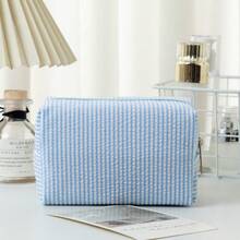 1 chiếc Túi đựng mỹ phẩm sọc nhiều màu sắc dành cho nữ và bé gái, túi đựng đồ trang điểm xách tay dung tích lớn, túi đựng đồ vệ sinh cá nhân có khóa kéo, vật dụng thiết yếu cho du lịch, nghỉ dưỡng và công tác, đựng băng vệ sinh, miếng lót, tai nghe có dây, sạc pin, son môi, mỹ phẩm, nước hoa, hộp đựng cọ trang điểm, túi đựng sản phẩm chăm sóc da và làm đẹp, túi đựng mỹ phẩm, đồ dùng du lịch thiết yếu, dung tích lớn, túi đựng mỹ phẩm lớn, quà Giáng sinh, túi nhỏ, quà tặng cho phụ nữ, đồ dùng du lịch thiết yếu, túi, ví cầm tay/túi xách nhỏ, hộp đựng mỹ phẩm, sắp xếp mỹ phẩm, túi, hộp đựng cọ, túi nhỏ, túi dung tích lớn, quà tặng cho phụ nữ, quà Giáng sinh, ý tưởng quà tặng cho phụ nữ, túi, túi đựng mỹ phẩm, đồ dùng du lịch thiết yếu - Nhiều màu - Xem 4