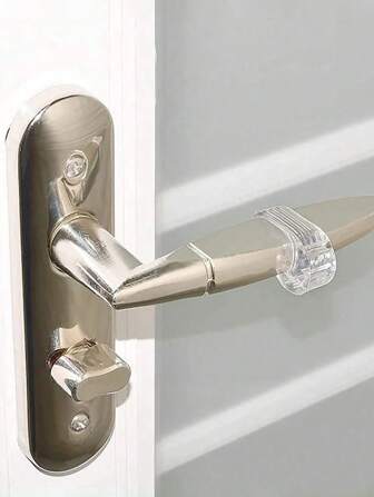 2/6/10 st dörrstoppare stötfångarskydd, antikollisionsdörrhandtag ljuddämpande dyna, klar silikondörr, handtag dörrkollisionsring dörrstopp väggskydd knopp väggsköld, för sovrum, badrum, bildörr, stötfångare dörrstopp