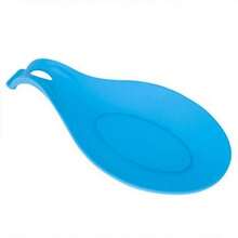 1Pc Spoon Holder Easy-To-Clean Insulated Spoon Rest,Kitchen,Kitchenware Pads, Silicone Spoon Pads, Heat-Insulating Spoon Pads, Flavor Dish Pads, Spoon Trays - Black - View 10