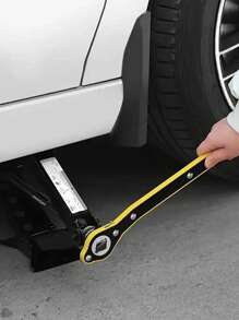 Universal Jack Ratchet Wrench - Dual-Purpose Slotting For Easy Repair And Maintenance Of Cars And Tires