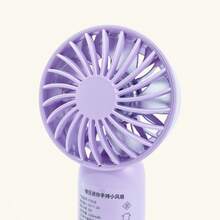 Miniso Kuromi 1200mAh 大容量加压迷你手持风扇，四档风速，便携设计，户外旅行必备清凉神器（1个） - 紫色 - 查看 5