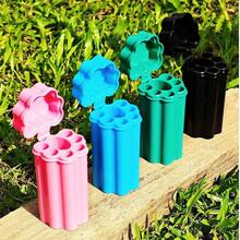 1 Peça Estojo de Cigarro Portátil com Tampa Basculante e Compartimento para Isqueiro, Caixa Protetora de Cigarro com 2/3/4/6 Furos, À Prova d'Água e à Prova de Umidade, Acessório para Fumar