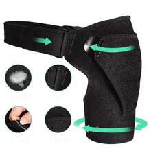 This Unisex Sports Shoulder Support Strap Features Adjustable Shoulder Straps To Provide Extra Support For The Shoulders During Sports And Work Activities. - Black - View 3