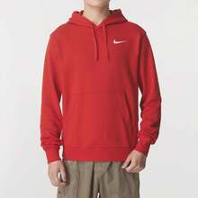 Nike 品牌logo 連帽長袖 繫帶套頭 圓領衛衣 紅色/623453-657 - 紅色 - 查看 2