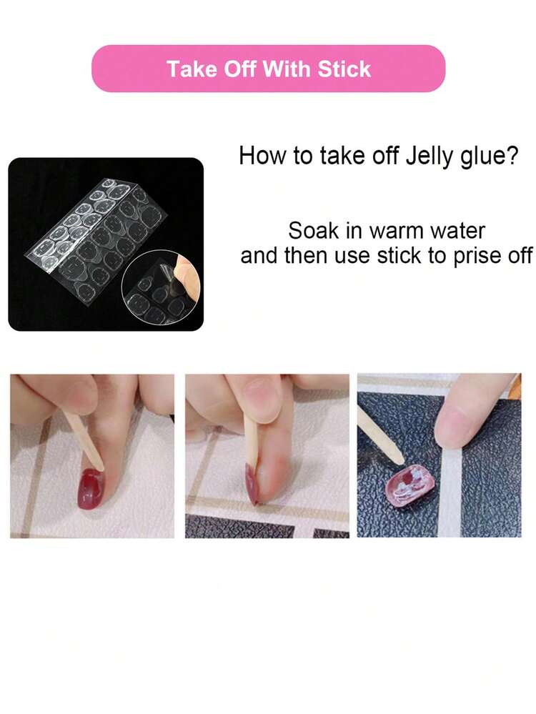 10片杏仁形3D水波纹手工假指甲，渐变乳白色法式美甲设计，镶嵌闪亮水钻，DIY美甲及美容产品，适合所有季节、日常生活和派对。 - 白色 - 查看 9