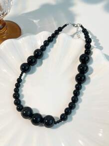 1pc/2pcs Elegant Pearl Necklace - Minimalist Style Suitable For Daily Wear And Special Occasions, With Two Different Pearl Styles, Jewelry