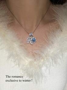 1pc Minimalist Cubic Zirconia Heart Gemstone Initial Letter DIY Necklace, Customized Simple Letter Name Necklace, Stainless Steel Initial Pendant Necklace, Fashionable Gift For Girlfriend, Mom, Family, Friend, Daughter, Anniversary, Valentine's Day, Mother's Day, Birthday, Graduation, Daily Wear, Wedding, Party