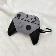 1 件无线蓝牙耳机盒，带游戏控制器设计（含随机样式挂钩），兼容 Pro 3，可爱卡通 TPU 防震苹果耳机盒，适用于 1/2/3/4/Pro/Pro2 - 彩色 - 查看 7