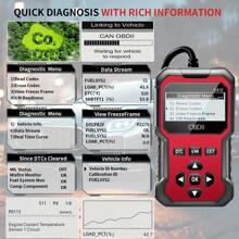 High - End Universal OBD II Scanner - Precise Car Engine Fault Code Reader & CAN Diagnostic Device For 1996+ OBD2 - Compliant Vehicles, Effortlessly Read And Clear Codes