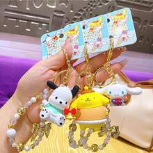 三丽鸥天使吊饰 - 官方授权配饰，饰有梦幻天使图案。可调节链条，细节精致，完美搭配包袋或钥匙，提升您的日常造型。 - 黃色 - 查看 2