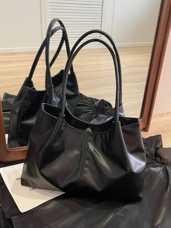 New Women's Handbag, Unique Design, Dual Handles, Large Capacity, Suitable For Casual And Daily Use, Ideal For Vacation, Commuting And Shopping