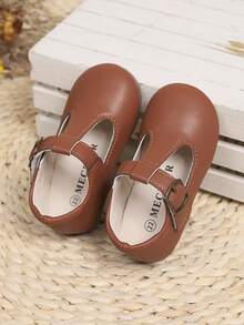 1 Paar Mädchen Einfarbige Bequeme Weiche Sohle Flache Prinzessin Schuhe, Geeignet für Frühling und Sommer