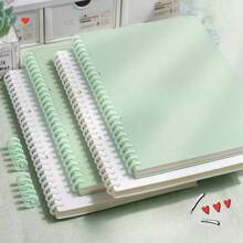 1/2/4/6 Confezioni - Quaderni a spirale A4/A5/B5 - Quaderni a spirale, taccuini portatili, quaderni a fogli mobili, quaderni per esercizi, 60 fogli ciascuno, copertina blu semplice, rilegatura a spirale - Adatti per la Festa dell'Insegnante, la Cerimonia di Laurea, Ognissanti, Natale