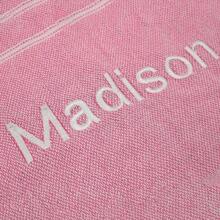 1pc Customized Oversized Beach Towel With Embroidery, Striped Print Quick Dry Bath Towel, Suitable For Daily Use And Beach Shower Towels For Beaty Salon, Hotel Sports,Home Essentials, Towel, Skin Care - Multicolor - View 8