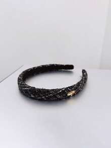 Diadema con cinta de rosa romántica para mujer, accesorio de cabello dulce y lindo con flor de perlas falsas, diadema con flor de rosa etérea - Multicolor A - Ver 8