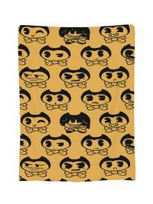 Bendy Flannel Blanket For Girls And Boys, Anime Gift Cover Blanket, Comfortable Plush Flannel Fleece Printed Blanket, Double Blanket, Lightweight Plush, Suitable For Bed Decoration 50x40inch