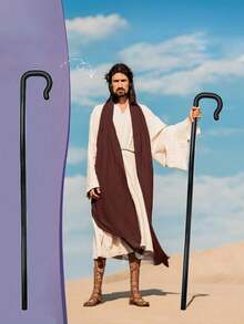 1 件可折叠道具权杖/魔杖，派对装饰配件 - 彩色 - 查看 4