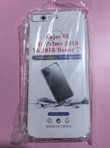 3pcs Transparent Four-Corner Anti-Fall Case Compatible With Huawei/Honor Series, Huawei/Honor Transparent Four-Corner Anti-Fall Phone Case, Phone Case, Phone Protective Cover, Phone Shell, Phone Sleeve, Anti-Fall Phone Case, Transparent Phone Case, Minimalist Phone Case, Solid Color Phone Case, Transparent Phone Case, TPU Anti-Fall Phone Case (Military-Grade Anti-Fall)