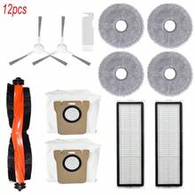 Compatible With Xiaomi Robot Vacuum X20+ / X20 Plus Replacement Parts Accessories: Main Side Brush, HEPA Filter, Mop Cloth, Dust Bag - Multicolor - View 10