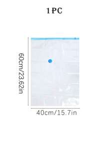 1/3/5 حقيبة تخزين فراغية موفرة للمساحة، حقيبة سفر بلاستيكية محمولة، حقيبة تخزين الملابس، حقيبة تخزين فراغية من البولي إيثيلين تيريفثالات، حقيبة تخزين فراغية شفافة بسيطة للاستخدام المنزلي للملابس والبطانيات والقمصان، منظم مساحة منزلي لغرفة النوم والحمام والخزانة.