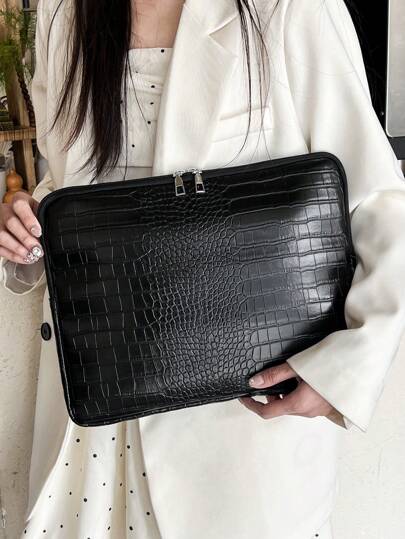 Multi-Size Minimalist Luxury Star Pattern Notebook & Tablet Organizer Pouch Laptop Bag For Women Mac Book Case College Essentials Back To School Laptop Sleeve